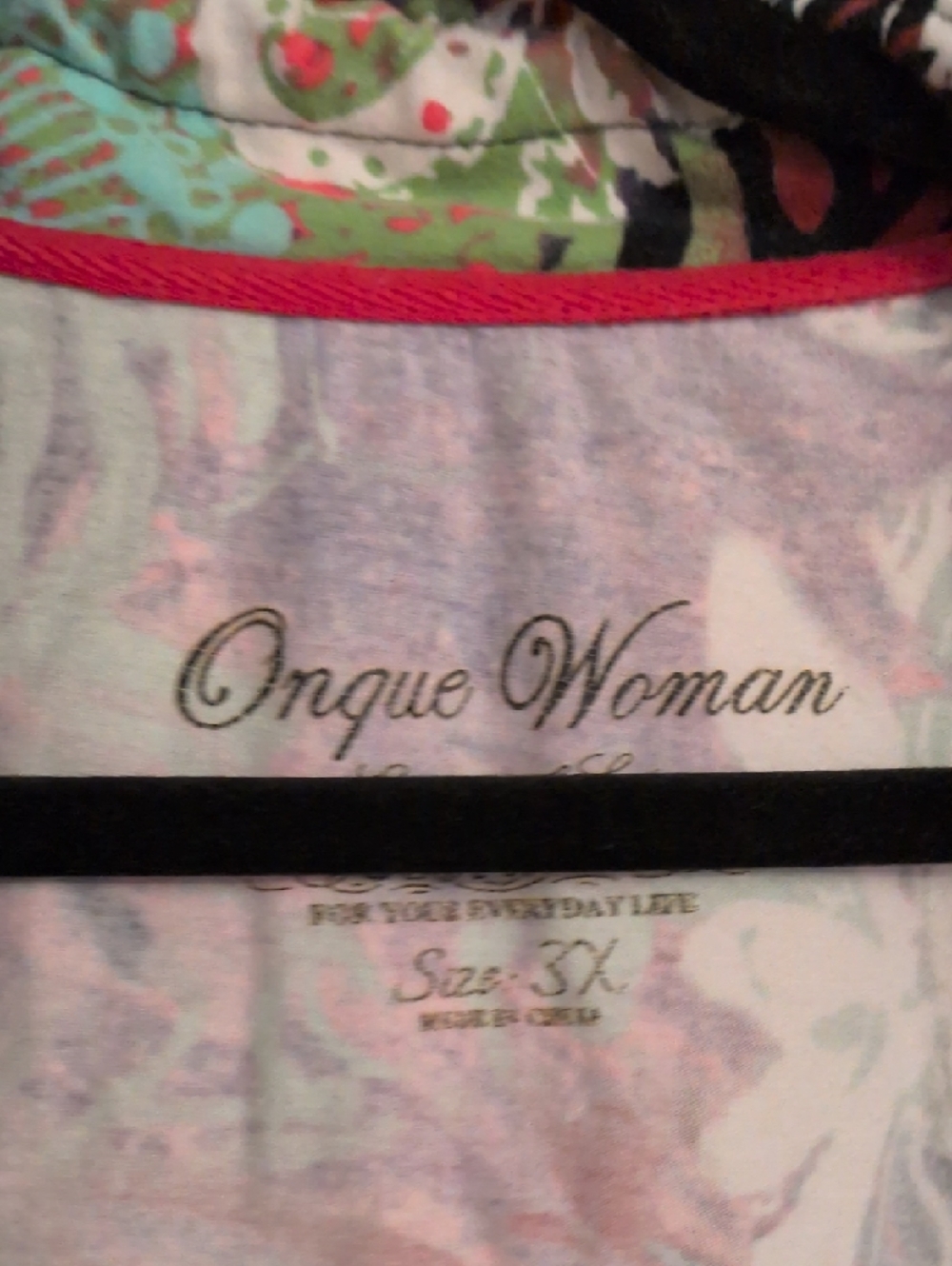Onque Woman Multicolor Open-Front Utility Jacket - Picture 2 of 4